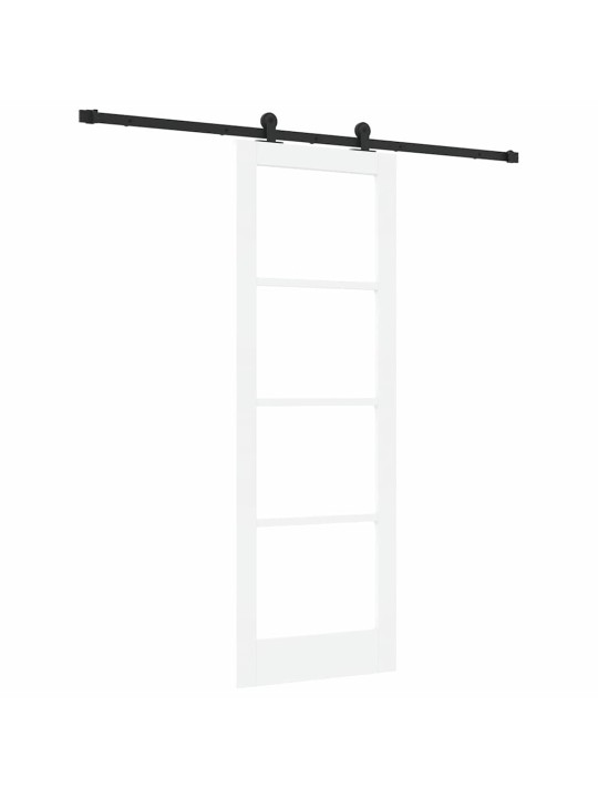 Liuguks valge 73.5 x 211 cm puit ja metall