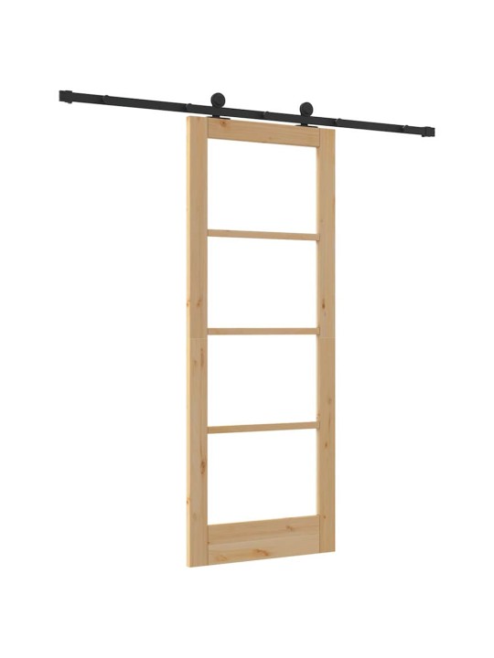 Liuguks pruun 78 x 202 cm puit ja metall