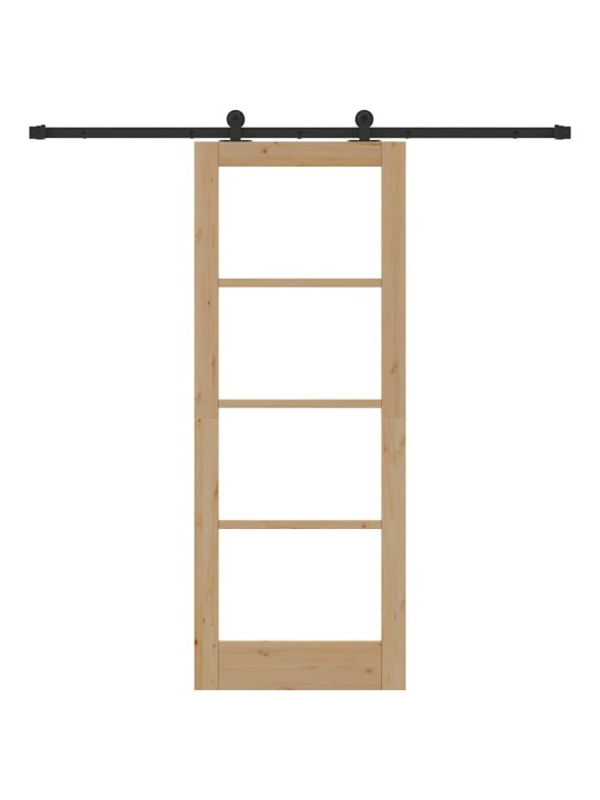 Liuguks pruun 78 x 202 cm puit ja metall