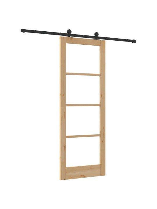 Liuguks pruun 78 x 211 cm puit ja metall