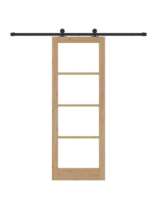 Liuguks pruun 78 x 211 cm puit ja metall