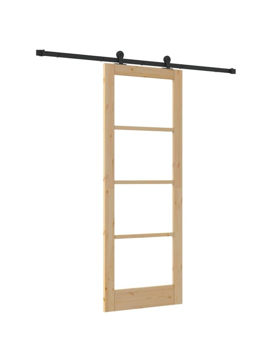 Liuguks pruun 78 x 211 cm puit ja metall