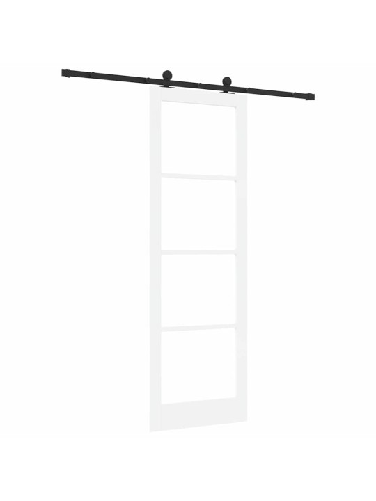 Liuguks valge 78 x 232 cm puit ja metall