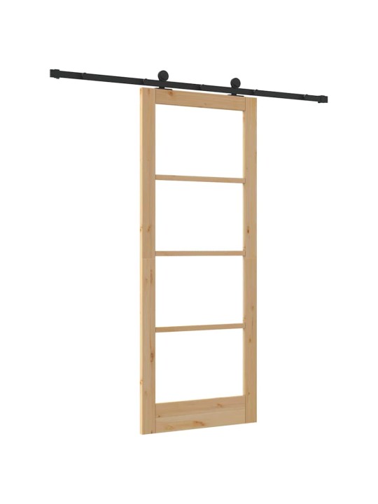 Liuguks pruun 83 x 211 cm puit ja metall