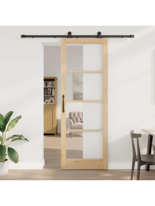 Liuguks pruun 83 x 232 cm puit ja metall