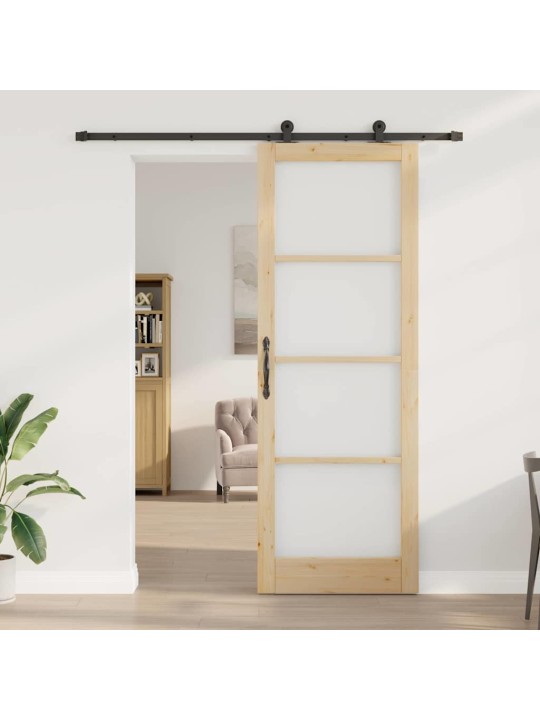 Liuguks pruun 83 x 232 cm puit ja metall