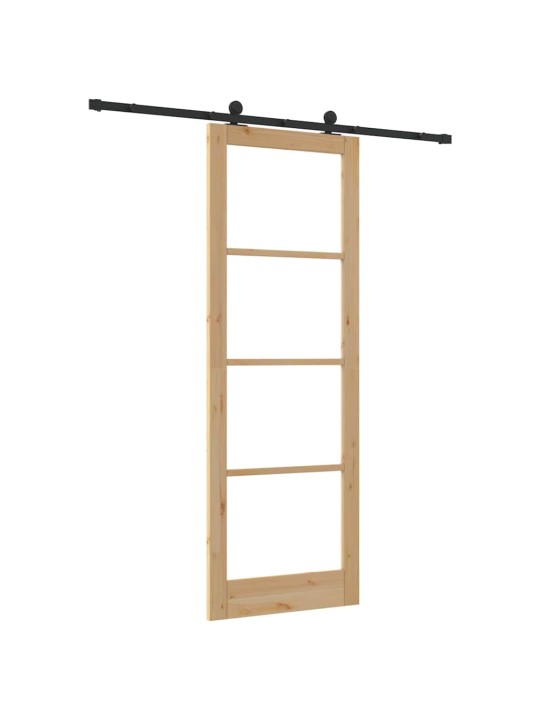 Liuguks pruun 83 x 232 cm puit ja metall