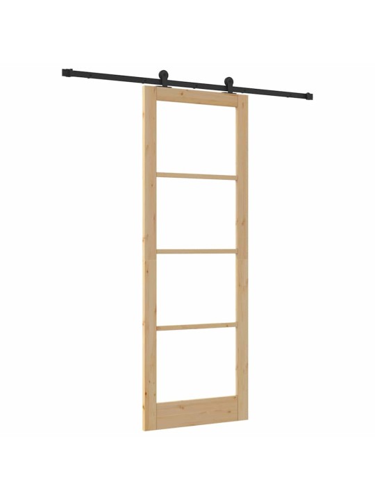 Liuguks pruun 83 x 232 cm puit ja metall
