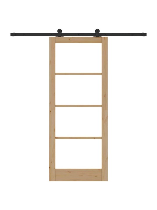 Liuguks pruun 86 x 211 cm puit ja metall