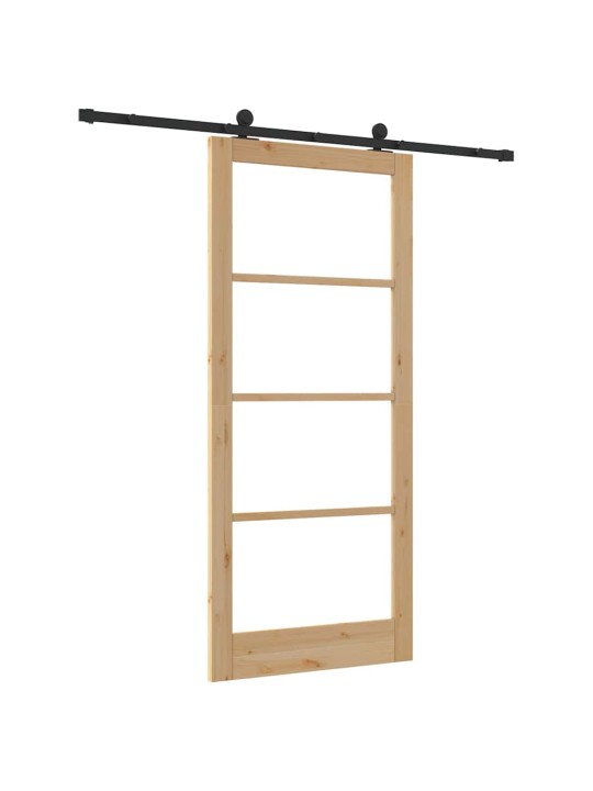 Liuguks pruun 93 x 211 cm puit ja metall