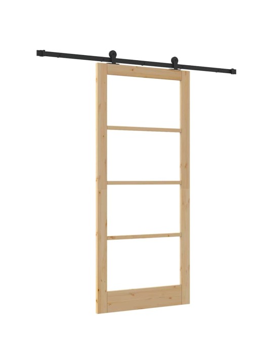 Liuguks pruun 93 x 211 cm puit ja metall