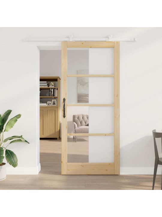 Liuguks pruun 93 x 211 cm puit ja metall