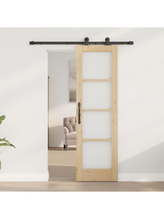 Liuguks pruun 61 x 198.5 cm puit ja metall