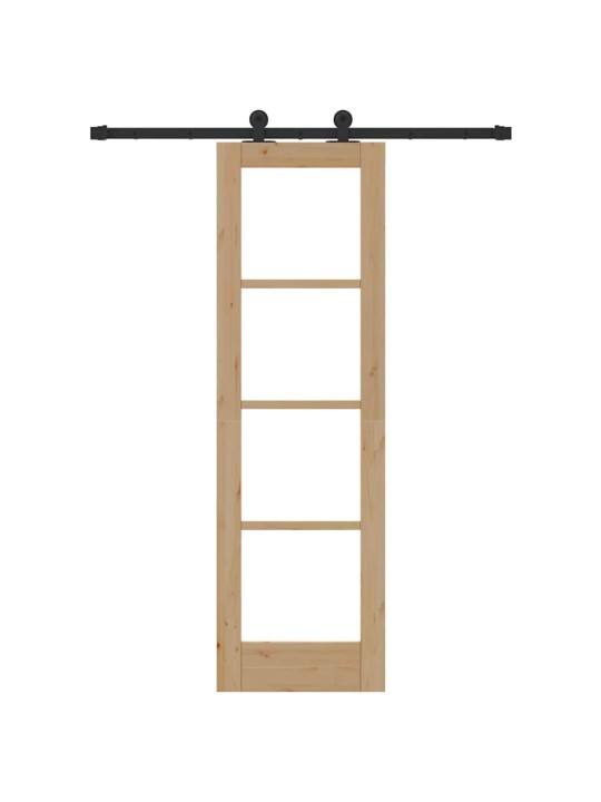 Liuguks pruun 61 x 198.5 cm puit ja metall