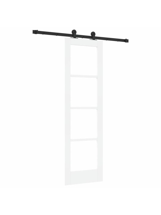 Liuguks valge 61 x 198.5 cm puit ja metall