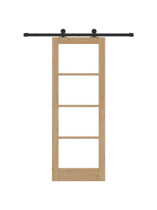 Liuguks pruun 73.5 x 198.5 cm puit ja metall