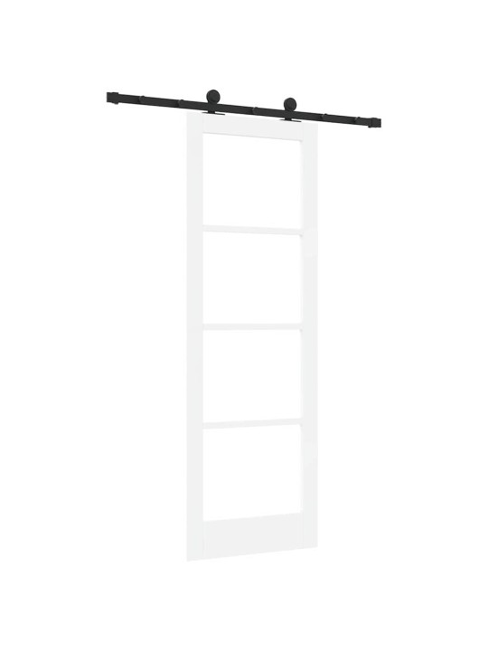Liuguks valge 73.5 x 211 cm puit ja metall