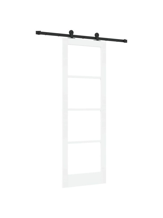 Liuguks valge 73.5 x 211 cm puit ja metall