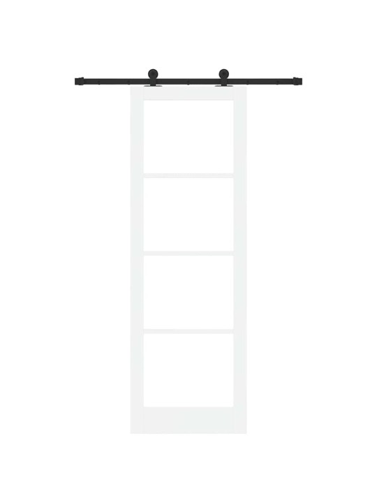 Liuguks valge 78 x 232 cm puit ja metall
