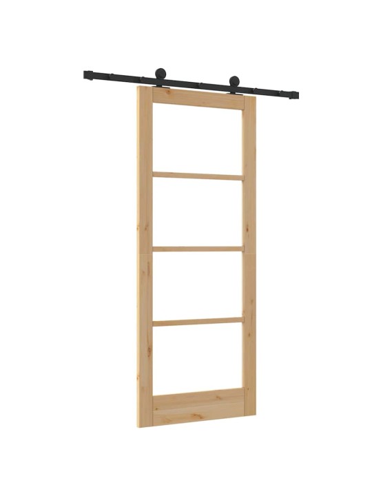 Liuguks pruun 83 x 202 cm puit ja metall