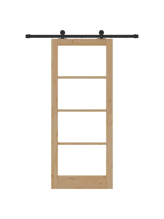 Liuguks pruun 83 x 202 cm puit ja metall