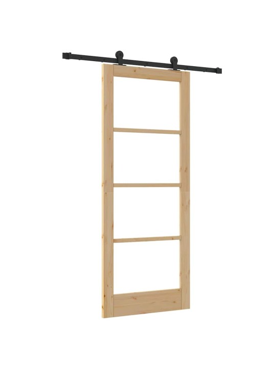 Liuguks pruun 83 x 202 cm puit ja metall