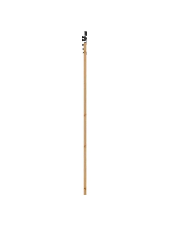 Liuguks pruun 83 x 202 cm puit ja metall