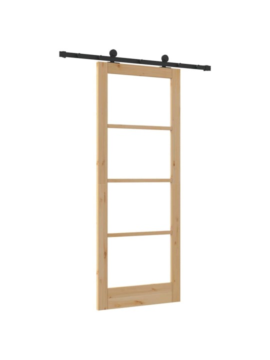 Liuguks pruun 83 x 211 cm puit ja metall