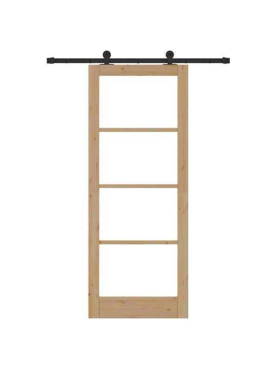 Liuguks pruun 83 x 211 cm puit ja metall