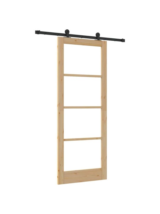 Liuguks pruun 83 x 211 cm puit ja metall