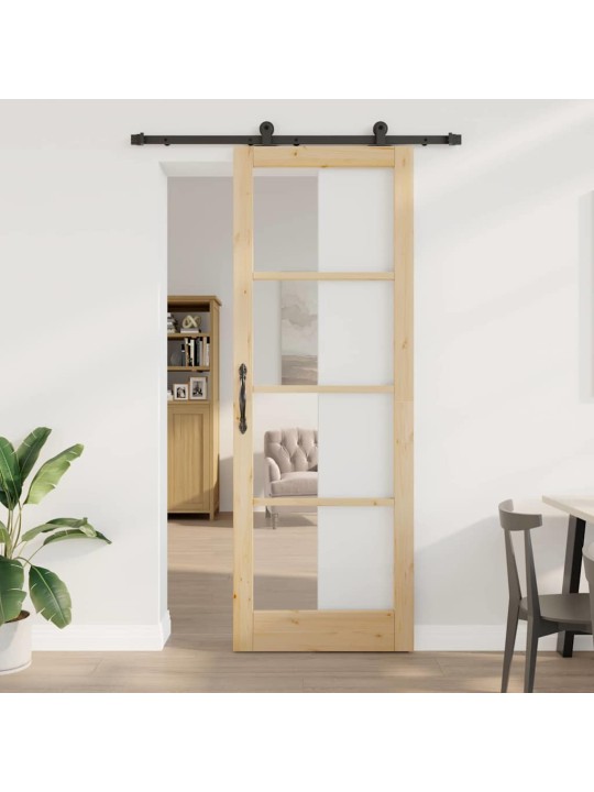 Liuguks pruun 83 x 232 cm puit ja metall