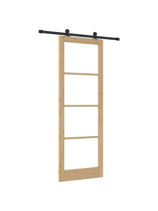 Liuguks pruun 83 x 232 cm puit ja metall