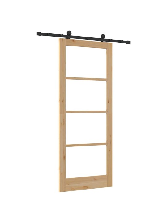 Liuguks pruun 86 x 211 cm puit ja metall