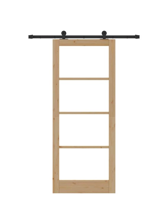 Liuguks pruun 86 x 211 cm puit ja metall