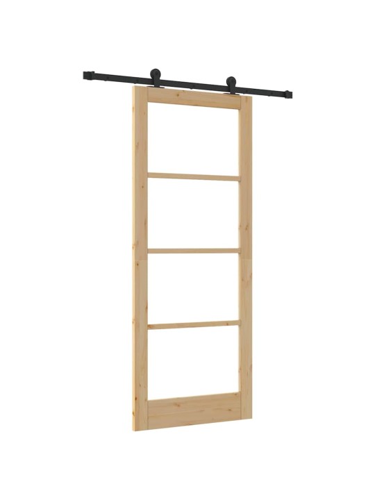 Liuguks pruun 86 x 211 cm puit ja metall