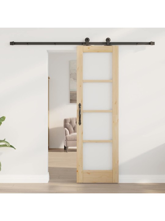Liuguks pruun 61 x 198.5 cm puit ja metall