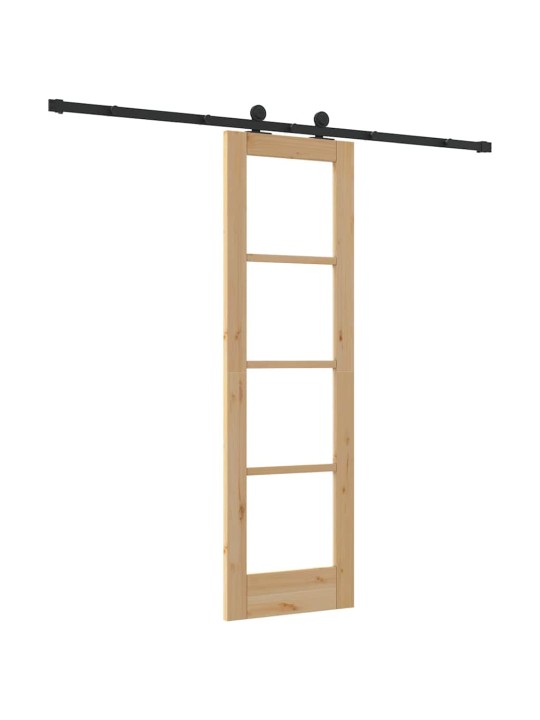 Liuguks pruun 61 x 198.5 cm puit ja metall