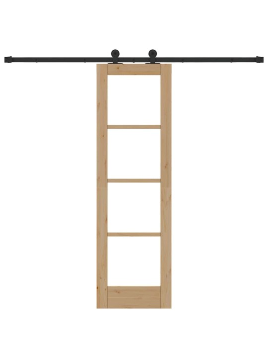 Liuguks pruun 61 x 198.5 cm puit ja metall