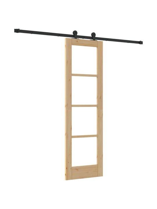 Liuguks pruun 61 x 198.5 cm puit ja metall