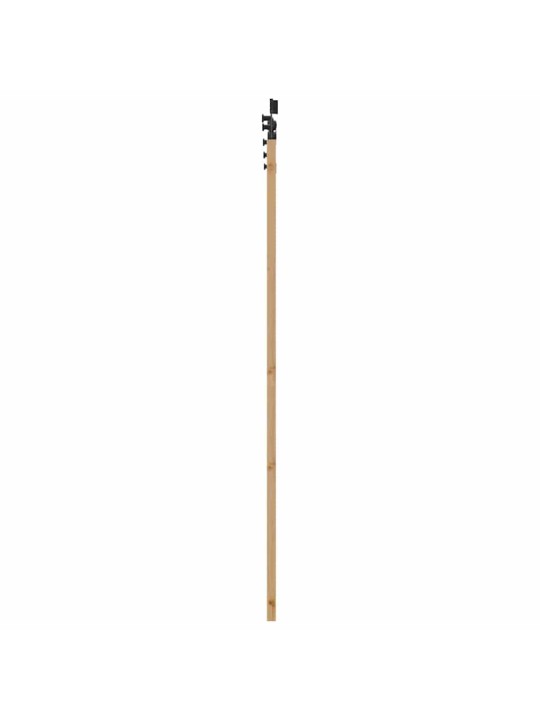 Liuguks pruun 73.5 x 198.5 cm puit ja metall