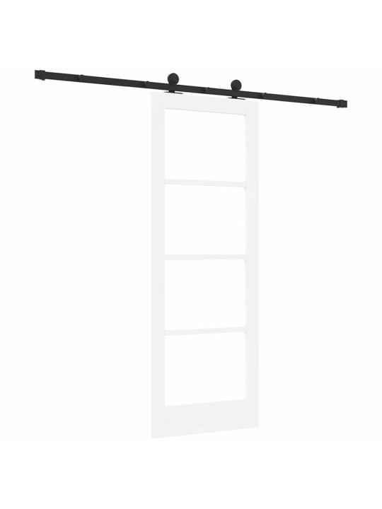 Liuguks valge 73.5 x 198.5 cm puit ja metall