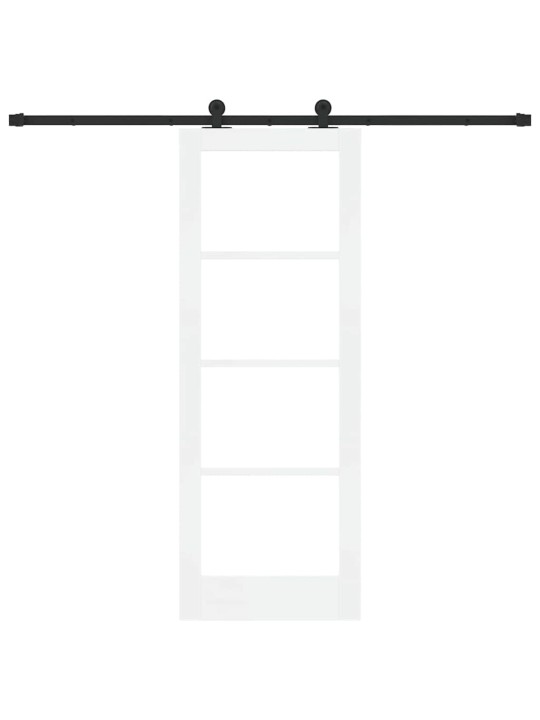 Liuguks valge 73.5 x 198.5 cm puit ja metall