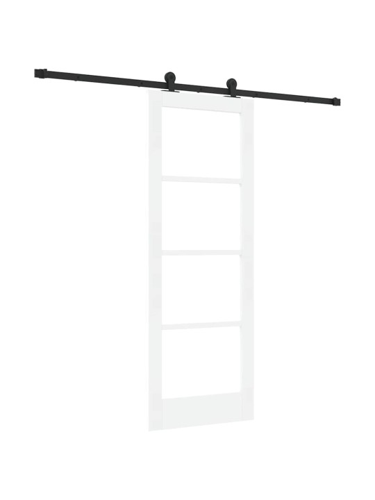 Liuguks valge 73.5 x 198.5 cm puit ja metall