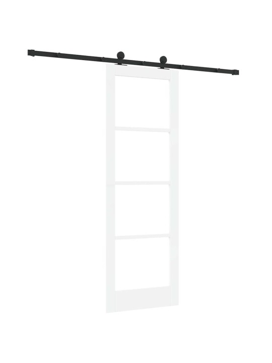 Liuguks valge 73.5 x 211 cm puit ja metall