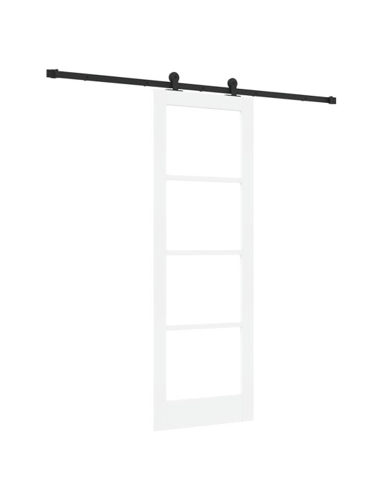 Liuguks valge 73.5 x 211 cm puit ja metall