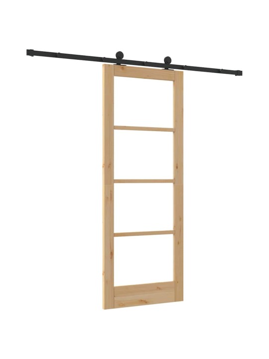 Liuguks pruun 78 x 202 cm puit ja metall
