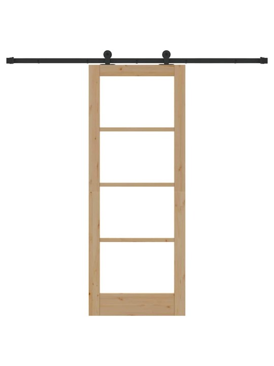 Liuguks pruun 78 x 202 cm puit ja metall