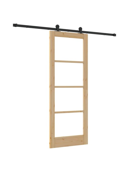 Liuguks pruun 78 x 202 cm puit ja metall