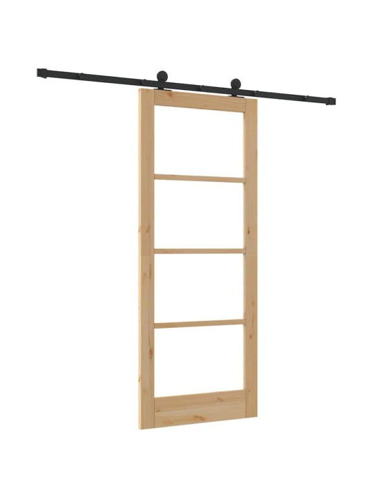 Liuguks pruun 83 x 202 cm puit ja metall