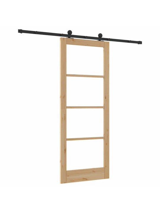 Liuguks pruun 83 x 211 cm puit ja metall
